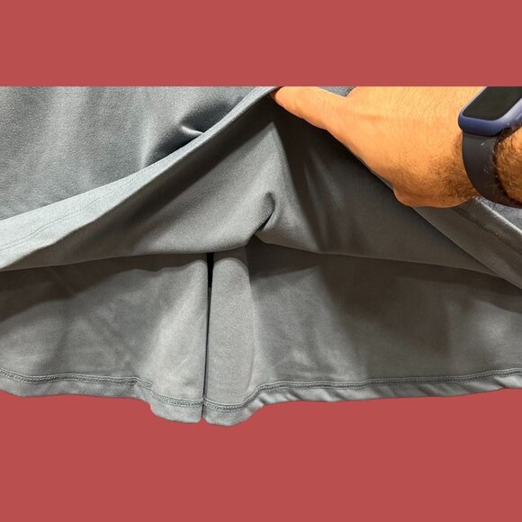 Wild Fable - Women's Long Sleeve Twist - Front Mini Knit Skater Dress - Gray - M - Picture 12 of 14